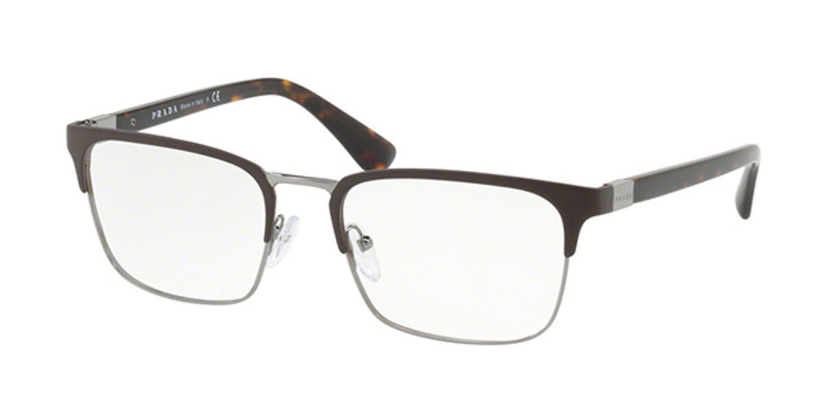 Prada PR 54TV LAH1O1 Eyeglasses in Brown | SmartBuyGlasses USA