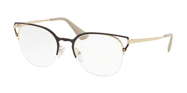 Prada PR 08SV CINEMA UED1O1 Eyeglasses in Brown | SmartBuyGlasses USA