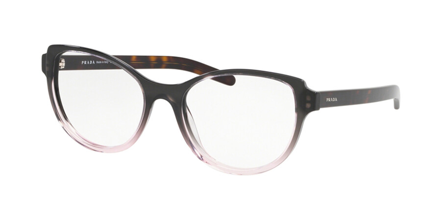 Prada PR 12VV 4871O1 Glasses Gradient Black Pink | VisionDirect Australia