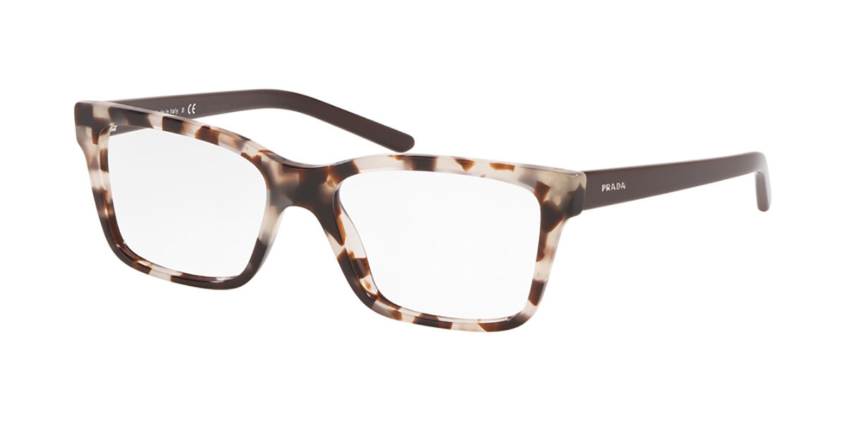 Prada PR 17VV UAO1O1 Glasses Spotted Opal Brown | VisionDirect Australia