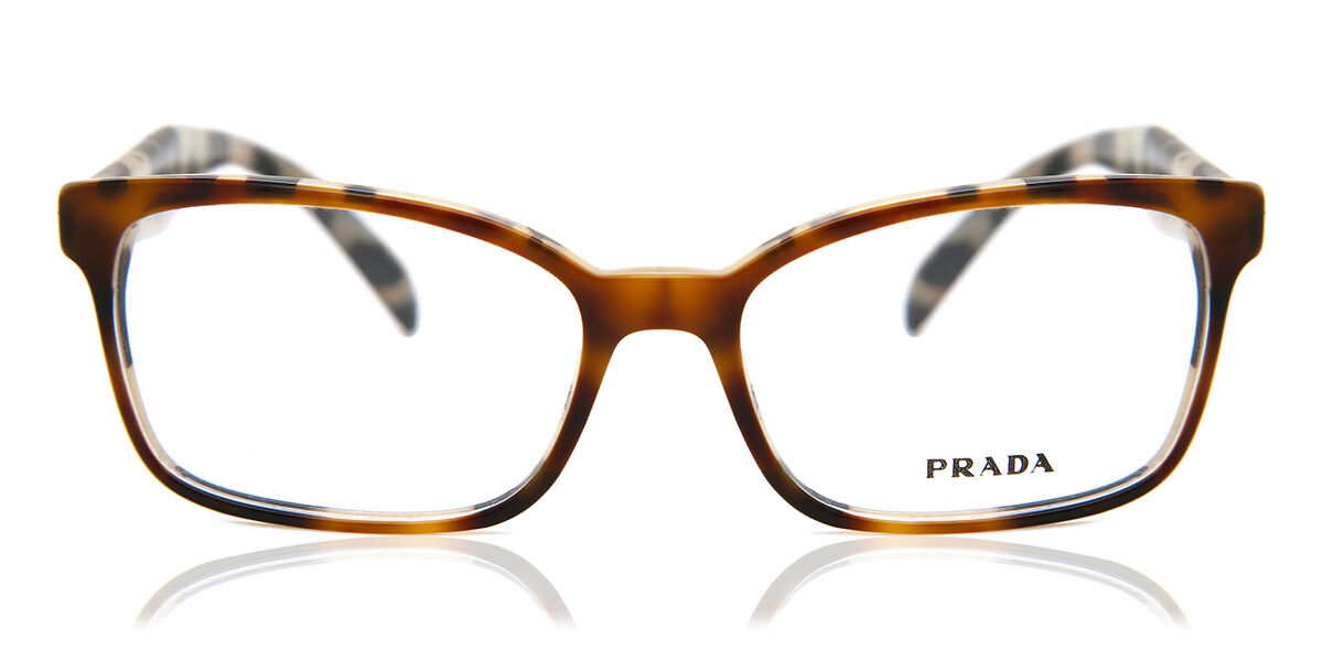 Prada PR 18TV 08Q1O1 Eyeglasses in Transparent Blue | SmartBuyGlasses USA