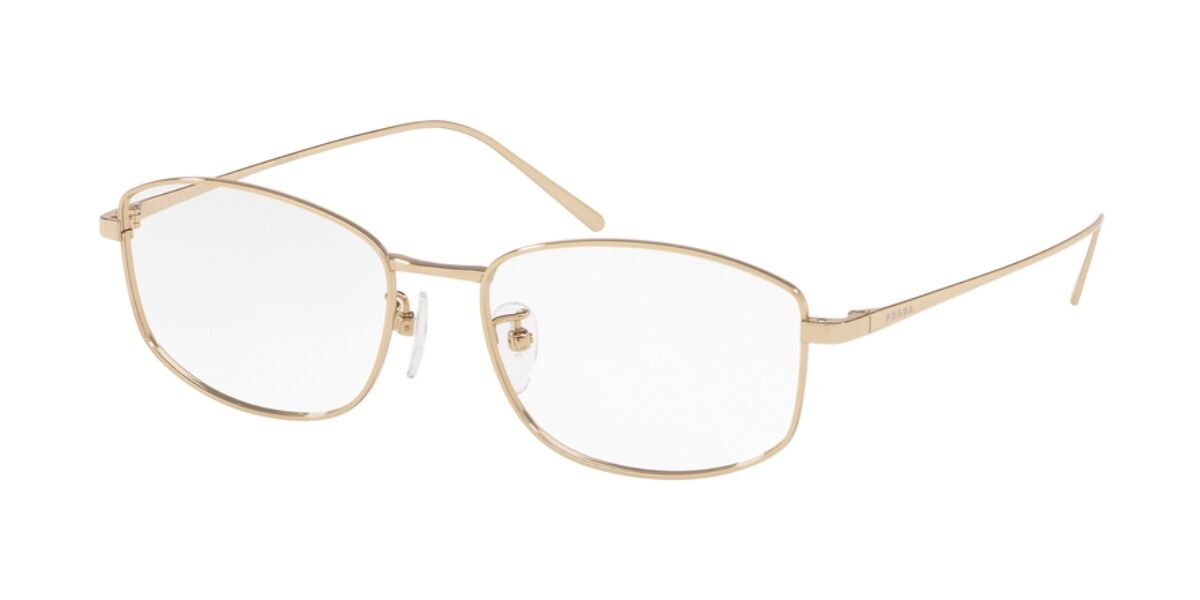 Prada PR 56XVD Asian Fit ZVN1O1 Eyeglasses in Gold | SmartBuyGlasses USA