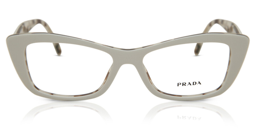 Prada PR 15XV 06C1O1 Glasses Ivory/Havana | SmartBuyGlasses UK