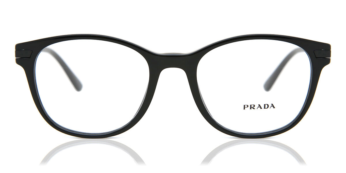 Prada PR 02WV 07F1O1 Glasses Black | VisionDirect Australia