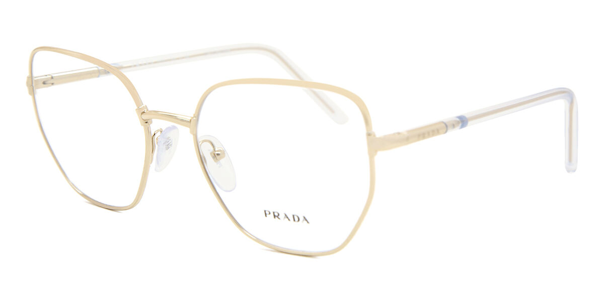 Prada VPR 07M ZXB-1O1 Women's Brown Rectangular Eyeglasses