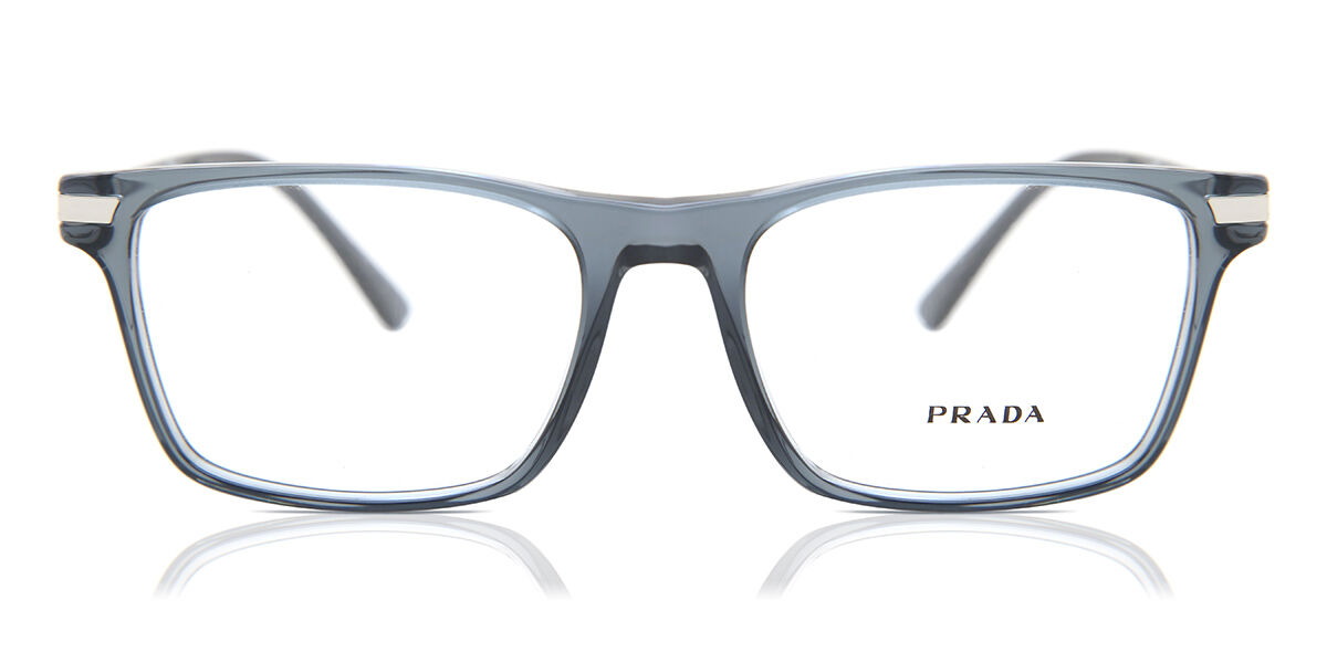 Prada PR 01WV 01G1O1 Glasses Grey | SmartBuyGlasses UK