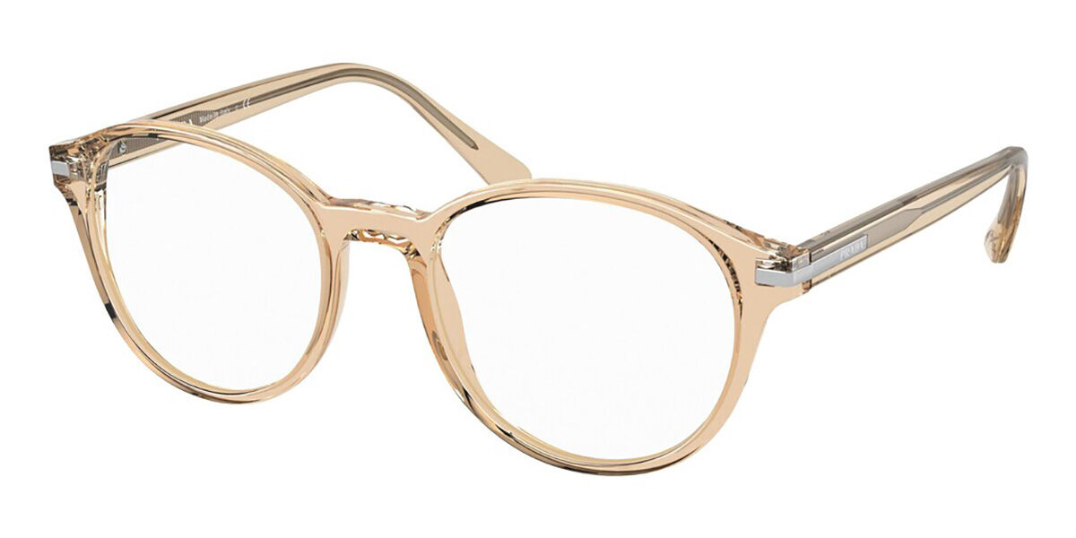 Prada PR 13WV 01N1O1 Eyeglasses in Transparent Brown | SmartBuyGlasses USA
