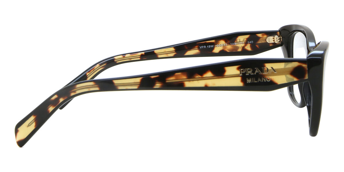 Prada PR 19WV 1AB1O1 Black Eyeglasses | SmartBuyGlasses India