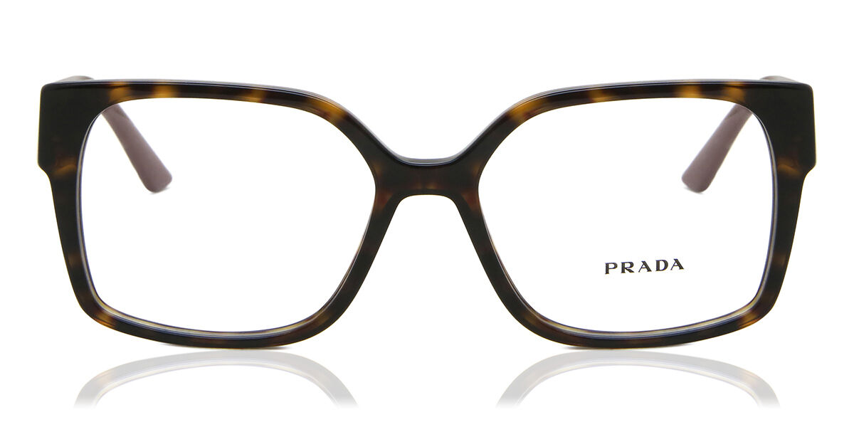 Prada PR 10WV 2AU1O1 Glasses Dark Havana | VisionDirect Australia