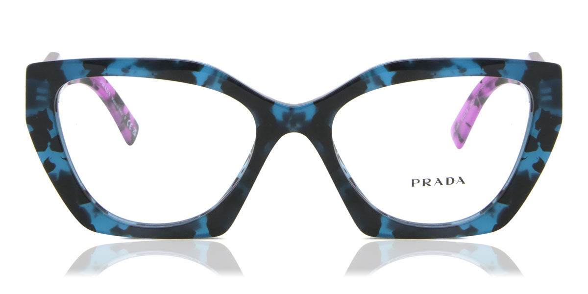 Prada PR 09YV 06Z1O1 Glasses Teal Havana | VisionDirect Australia