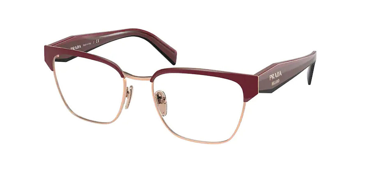 Prada PR 65YV Women's Glasses, Red, Size 53
