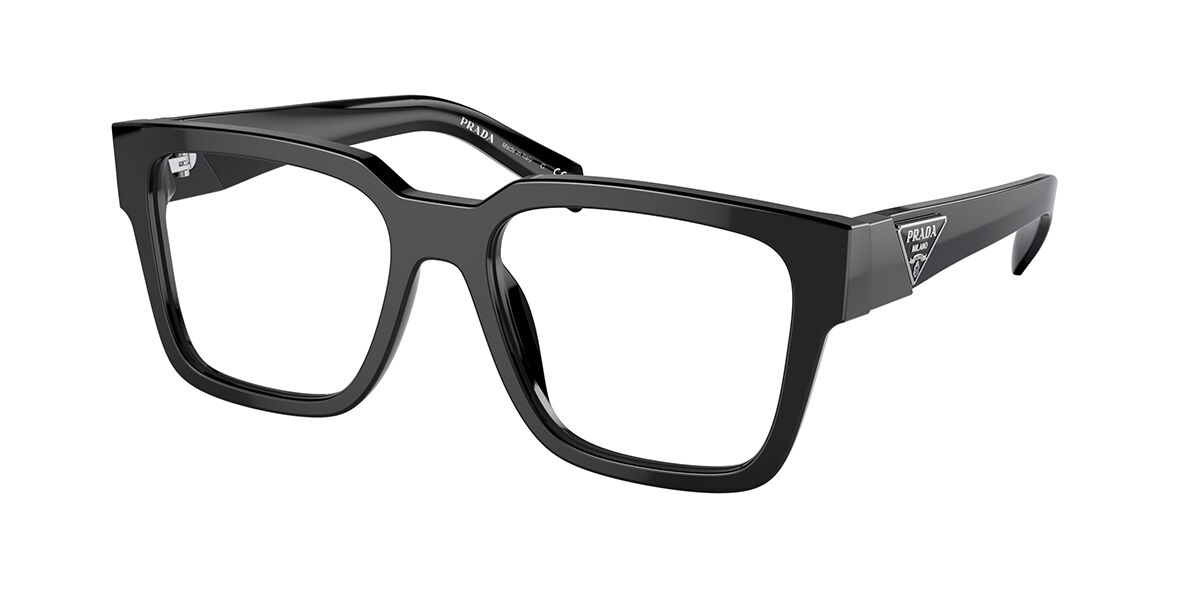 Prada PR 08ZV 1AB1O1 Glasses Black | VisionDirect Australia