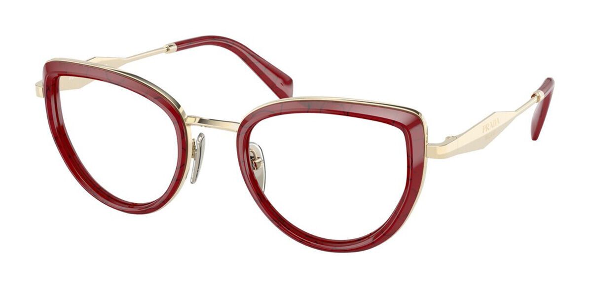 Prada PR 54ZV Women's Glasses, Gold, Size 51
