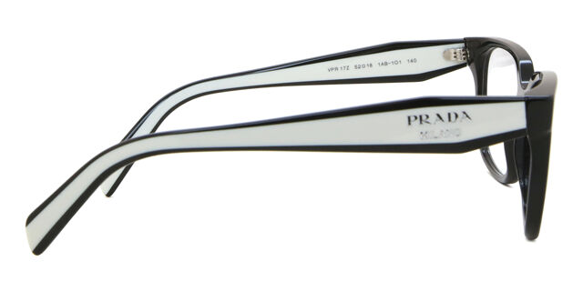 Prada PR 17ZV 1AB1O1 Glasses Black | SmartBuyGlasses India