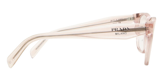 Prada PR 17ZV 15J1O1 Transparent Light Pink Eyeglasses  display picture 3