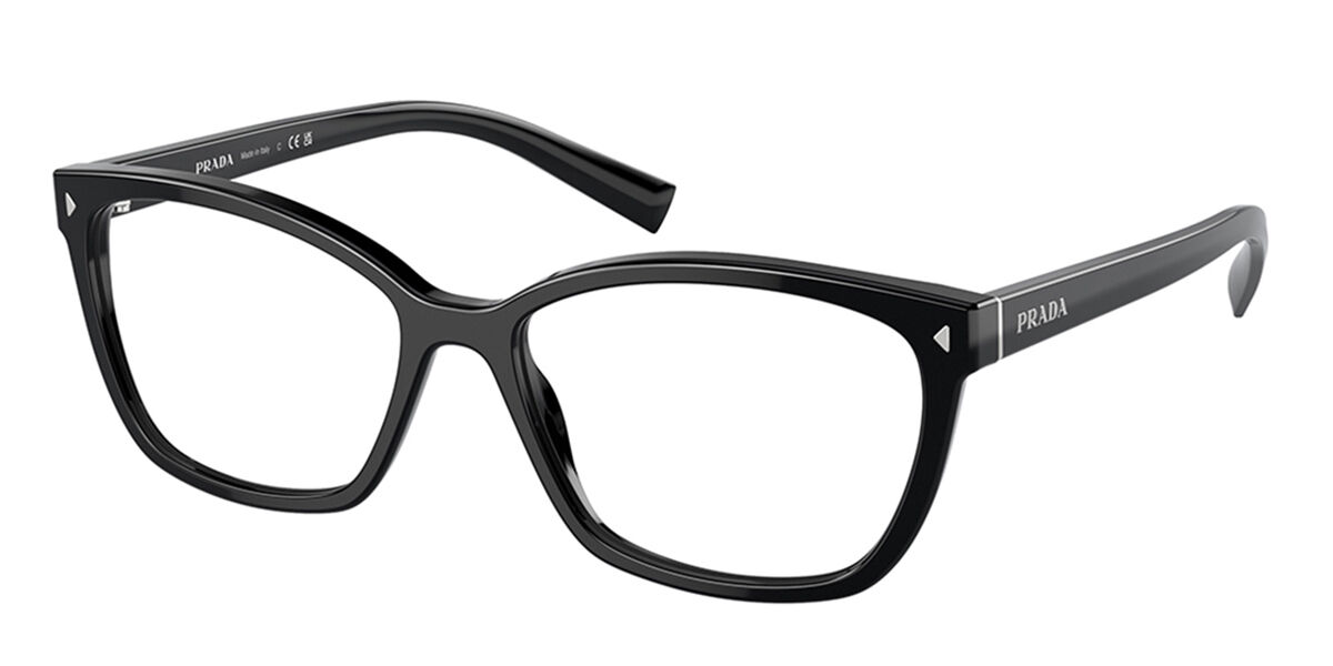 Prada PR 15ZV 1AB1O1 Glasses Black | SmartBuyGlasses UK
