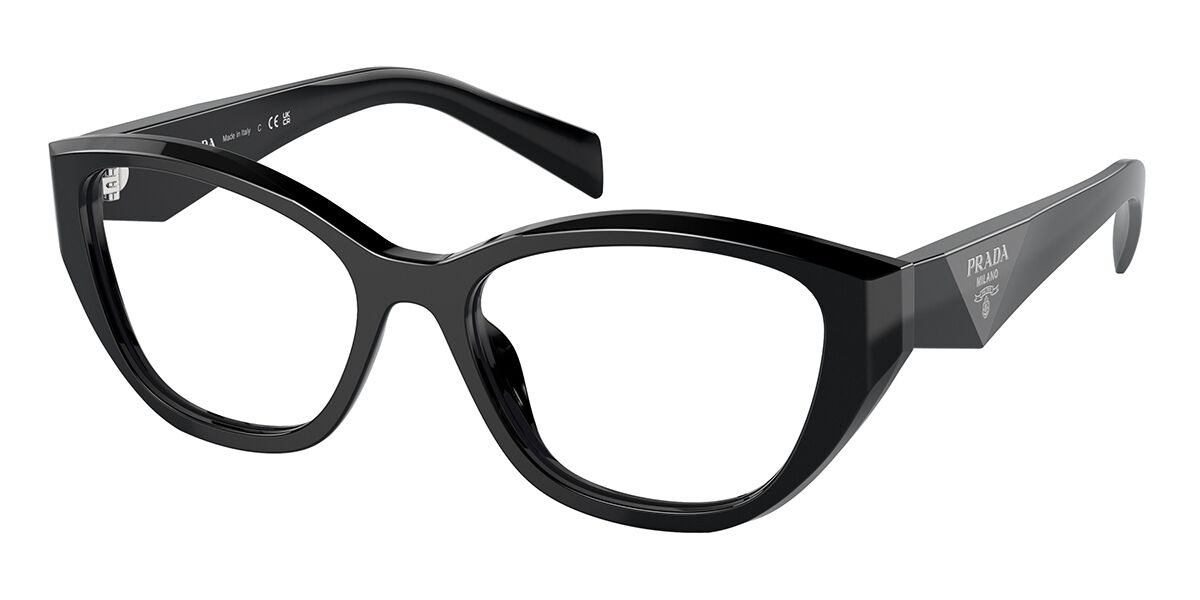 Prada PR 21ZVF Asian Fit 16K1O1 Eyeglasses in Black | SmartBuyGlasses USA