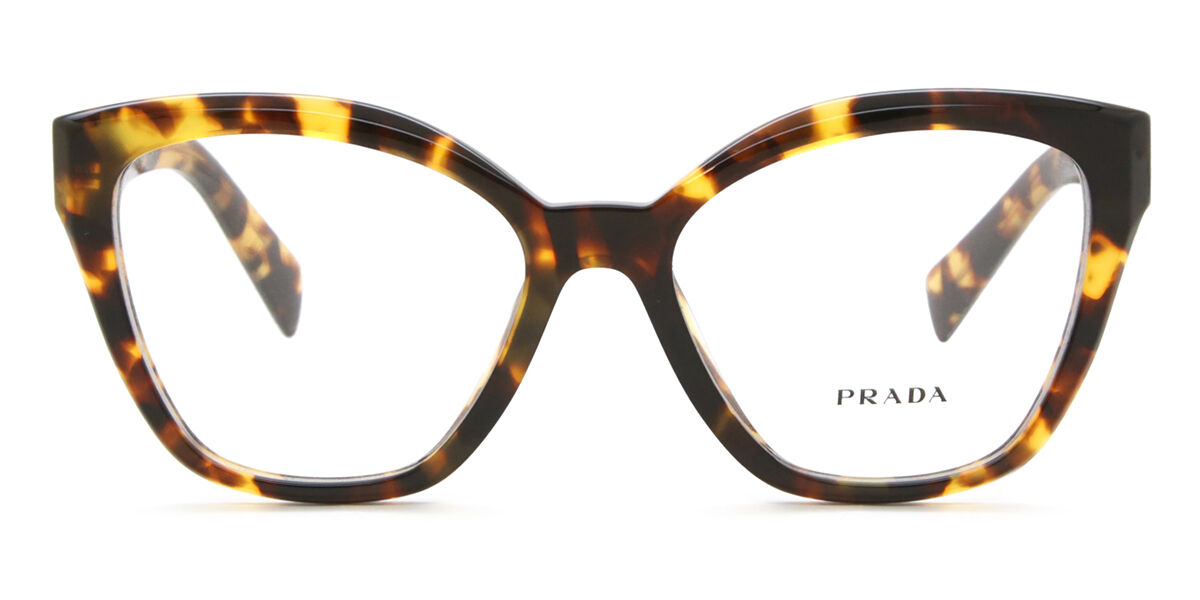 Photos - Glasses & Contact Lenses Prada PR 20ZV 14L1O1 Women's Eyeglasses Tortoiseshell Size 52 (Frame 