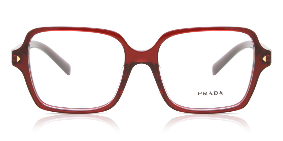Photos - Glasses & Contact Lenses Prada PR A02V 16P1O1 Women's Eyeglasses Clear Size 51   (Frame Only)
