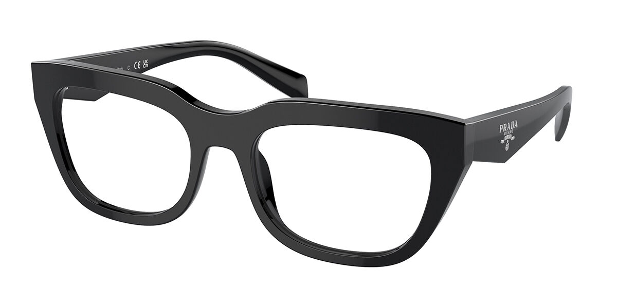 Prada PR A06V 16K1O1 Glasses Black | VisionDirect Australia