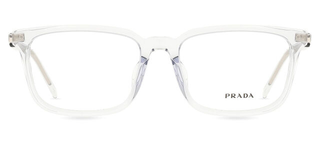 Prada PR 13YVF Asian Fit 17P1O1 Transparent Grey Eyeglasses  display picture 3