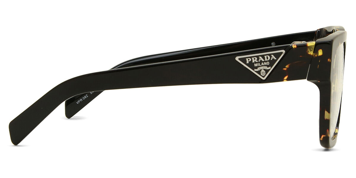 Prada PR 08ZV 16R1O1 Black Turtle Malt Tortoise Eyeglasses