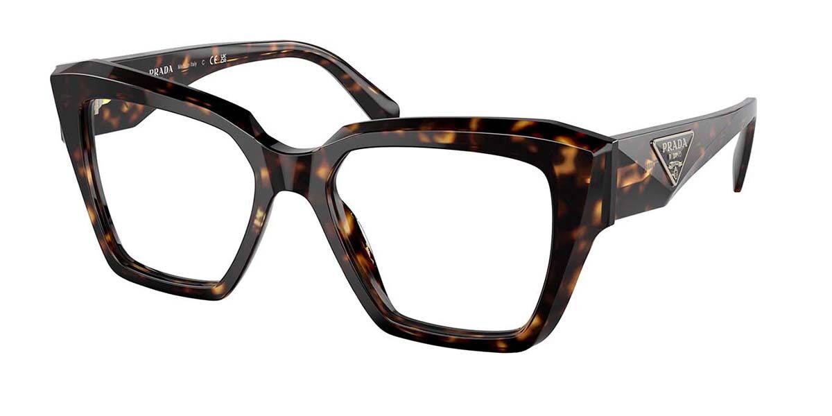 Photos - Glasses & Contact Lenses Prada PR 09ZV 2AU1O1 Women's Eyeglasses Tortoiseshell Size 49 (Frame 