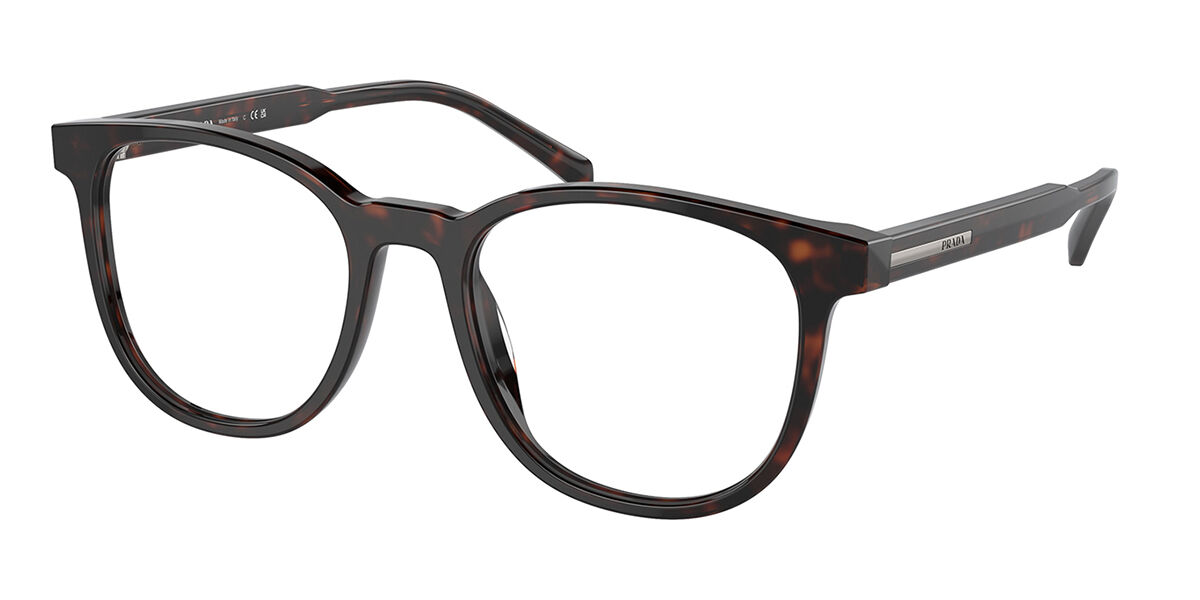 Prada PR A15VF Asian Fit 17N1O1 Men's Eyeglasses Tortoiseshell Size 54 (Frame Only) - Blue Light Block Available