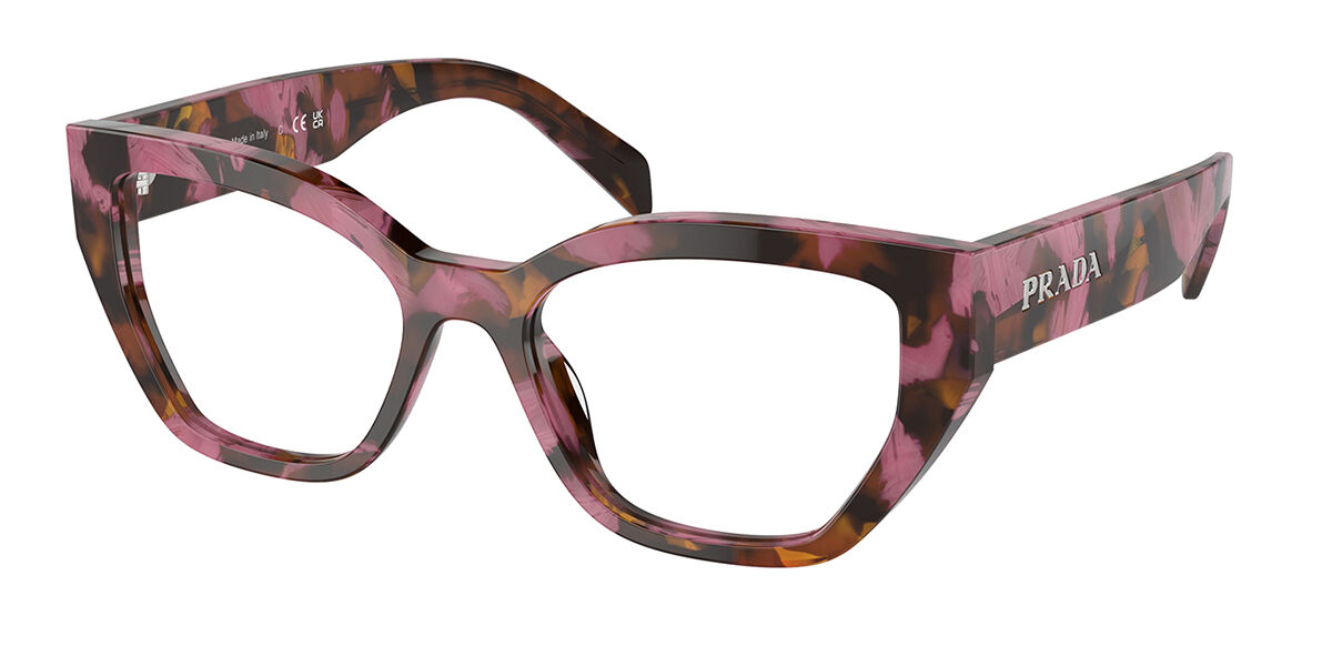 Prada PR A16VF Asian Fit 18N1O1 Women's Eyeglasses Tortoiseshell Size 54 (Frame Only) - Blue Light Block Available