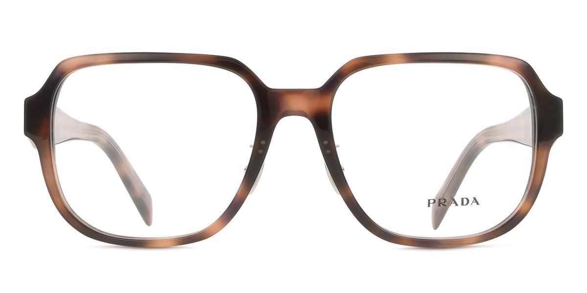 Prada PR B07VD Asian Fit Women's Glasses, Tortoiseshell, Size 56