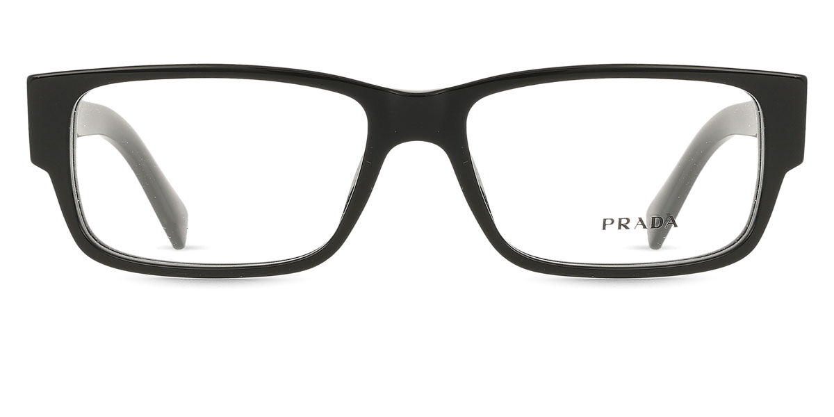 Prada Męski Czarny Pr B09v 16K1o1 55 Czarne Meskie Okulary Korekcyjne