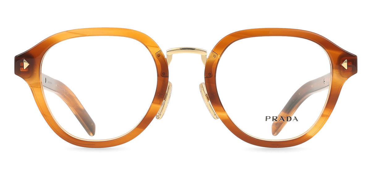 Prada PR C05V Men's Glasses, Brown, Size 48