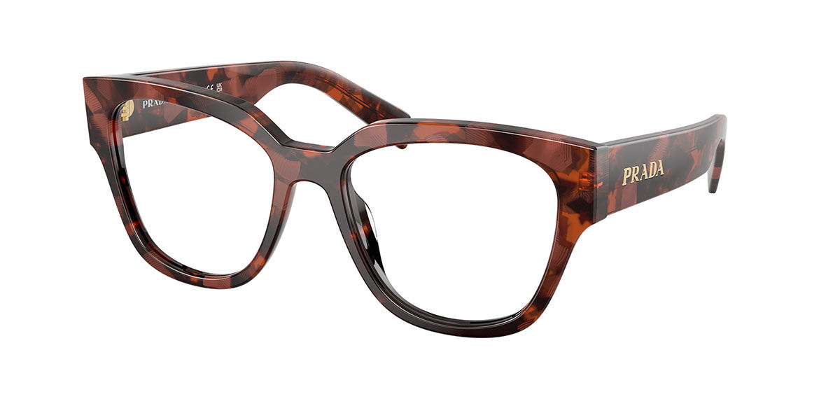 Prada Damen Amaranth Tortoise Pr C06v 23F1o1 52Mm Tortoiseshell Brillen