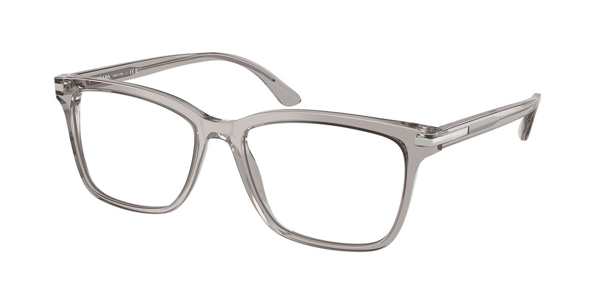 Prada Mannelijk Transparent Hematite Grey Pr 14Wvf Aziatische Pasvorm 10J1o1 Transparant Heren Bril