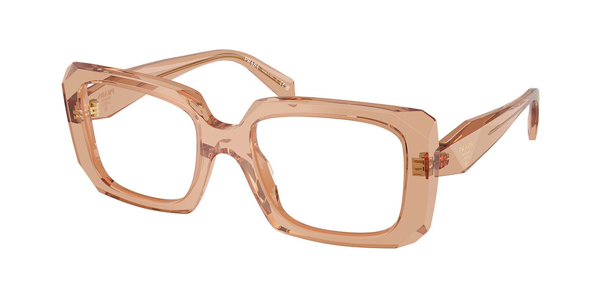 Prada Damen Transparent Chocolate Pr C09vf Asian Fit 20H1o1 54Mm Braune Brillen