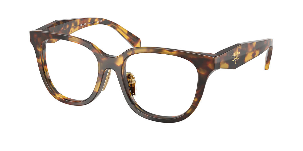 Prada Damen Honey Tortoise Pr C11vf Asian Fit 14L1o1 53Mm Tortoiseshell Brillen