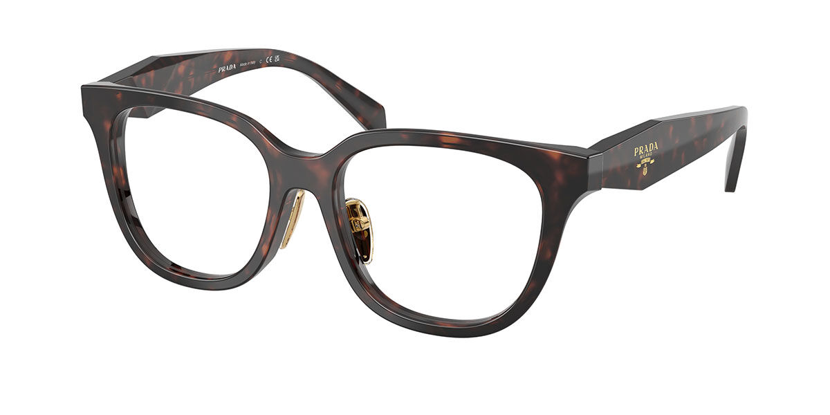 Prada Damen Root Tortoise Pr C11vf Asian Fit 17N1o1 53Mm Tortoiseshell Brillen