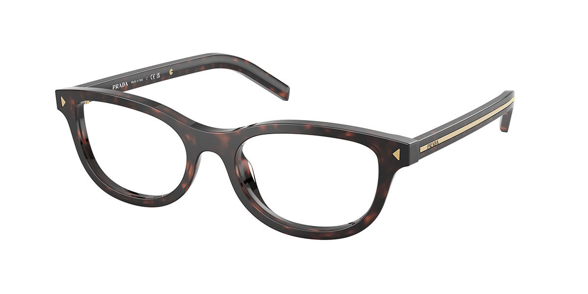 Prada Damen Root Tortoise Pr D01vu 17N1o1 50Mm Tortoiseshell Brillen