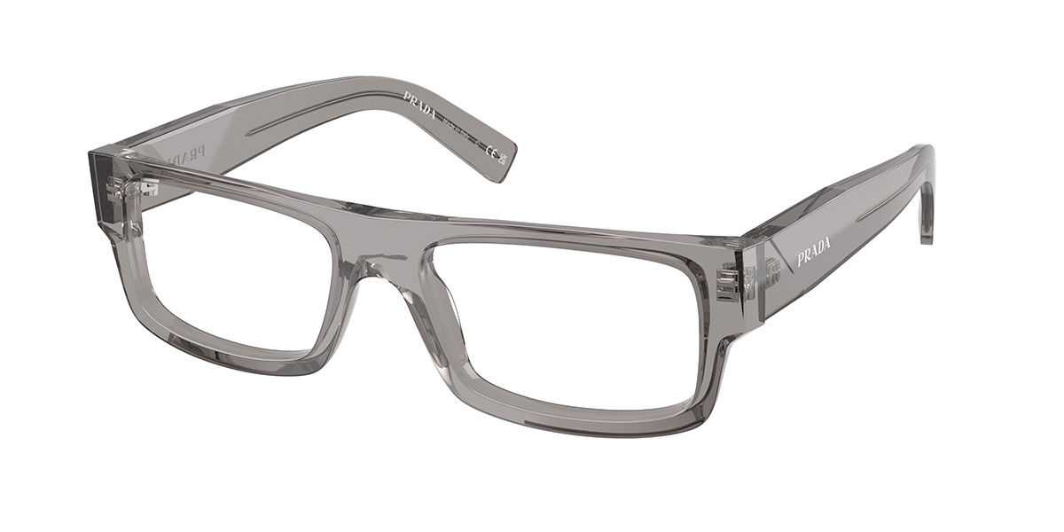 Prada Męski Transparent Grey Pr D06v 16Z1o1 55 Przezroczyste Meskie Okulary Korekcyjne