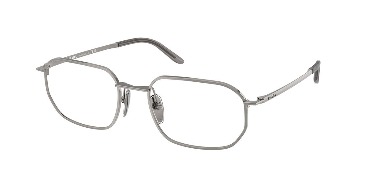 Prada Męski Gunmetal Pr D51v 5Av1o1 52 Meskie Okulary Korekcyjne