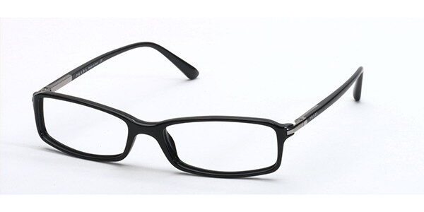 Prada PR 19SVF Asian Fit LAB1O1 Eyeglasses in Matte Top Black/Dark ...
