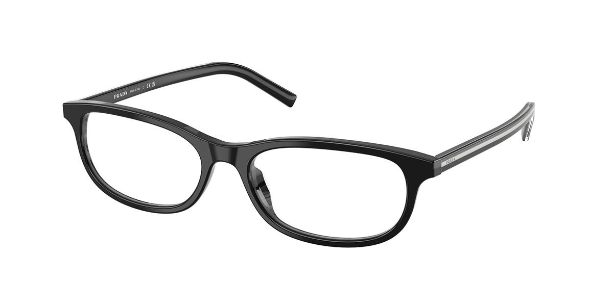 Prada PR D15VU Women's Glasses, Black, Size 55