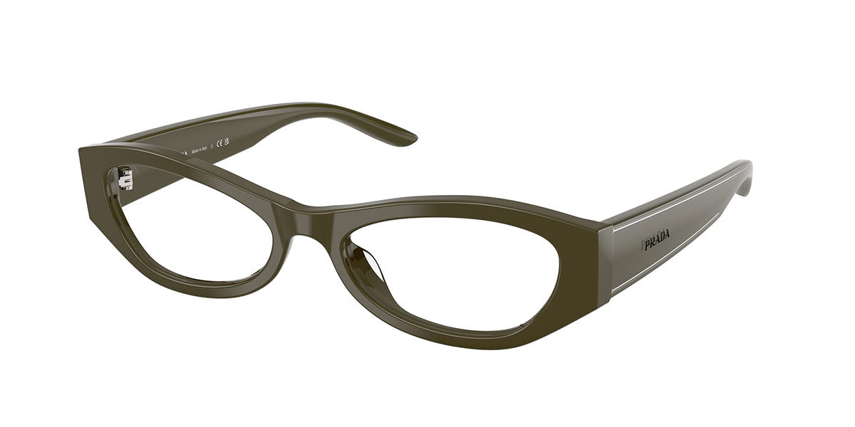 Prada PR D19VU Women's Glasses, Green, Size 52