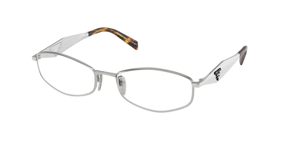 Prada PR D58V 1BC1O1 54 Silvriga Glas&ouml;gon (Endast B&aring;ge) Kvinna