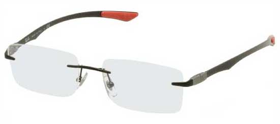 ray ban rimless sunglasses