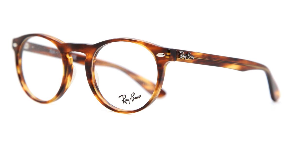 Ray Ban Rx5283 Ray-Ban RX5283 Icons 2144 Oval Striped Havana Eyeglasses ...