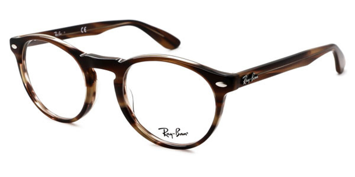 bouwen Trouwens Eigendom Ray-Ban RX5283 Icons 5139 Eyeglasses in Striped Brown | SmartBuyGlasses USA
