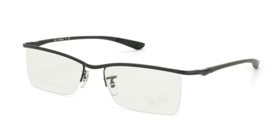 Ray-Ban Tech RX8706 Titanium 1012 Glasses Matte Black | SmartBuyGlasses UK