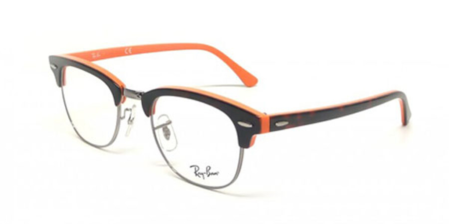 Ray-Ban RX5154 Clubmaster 5160 Glasses Havana Orange | VisionDirect  Australia