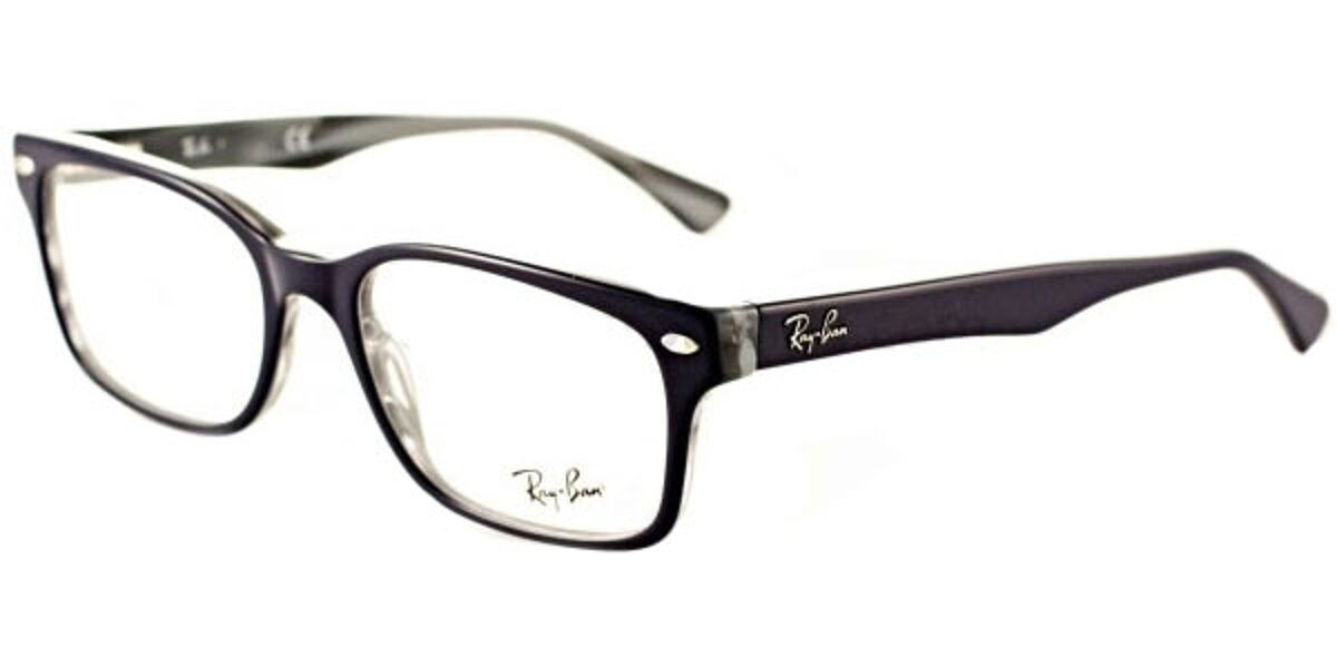 Ray Ban Rx5286 Ray-Ban RX5286 Highstreet 5153 メガネ - Top Blue on Transparent ...